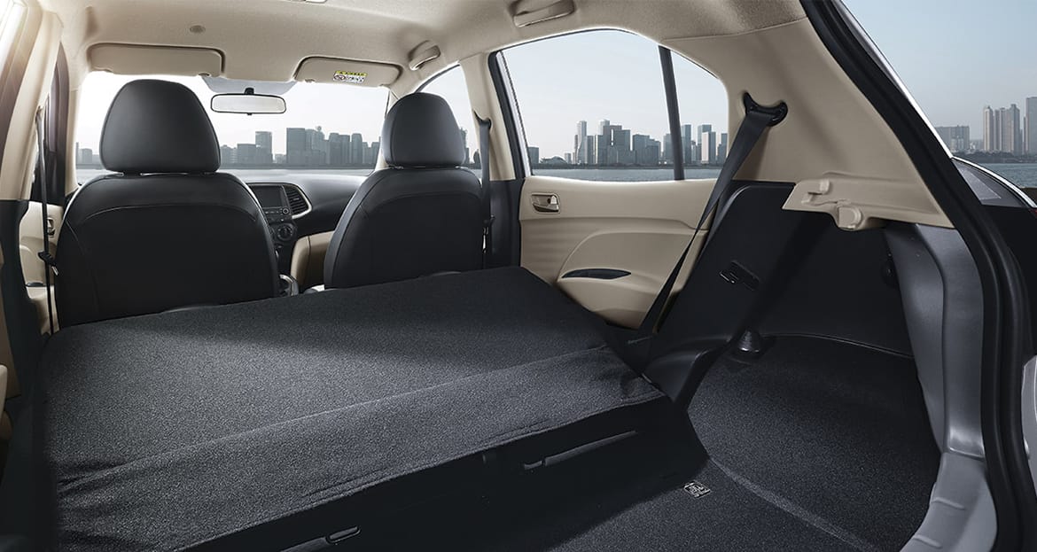 Asiento trasero plegable