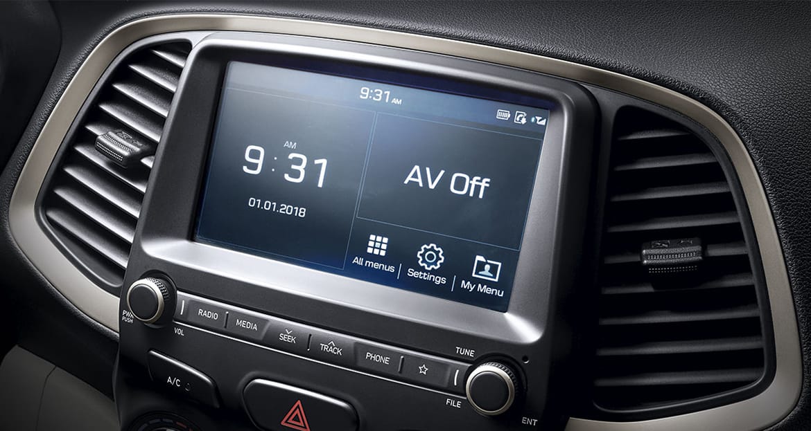 Pantalla touch 7" Apple CarPlay® y Android Auto®