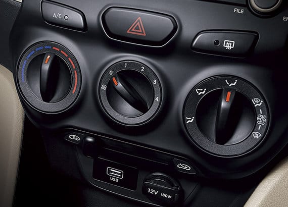 Sistema de aire acondicionado manual