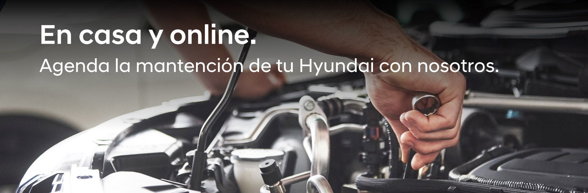 En casa y online. Agenda la mantención de tu Hyundai con nosotros.