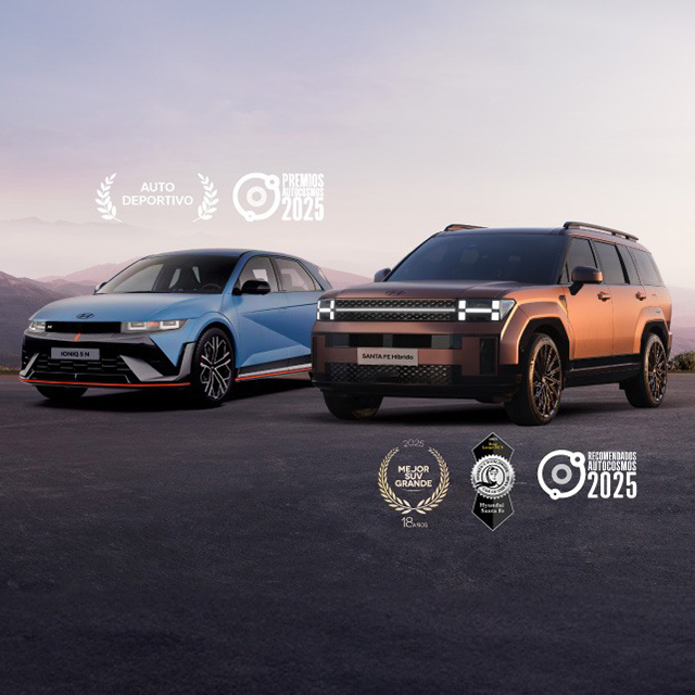 Hyundai suma premios en la industria automotriz en Chile y el mundo.