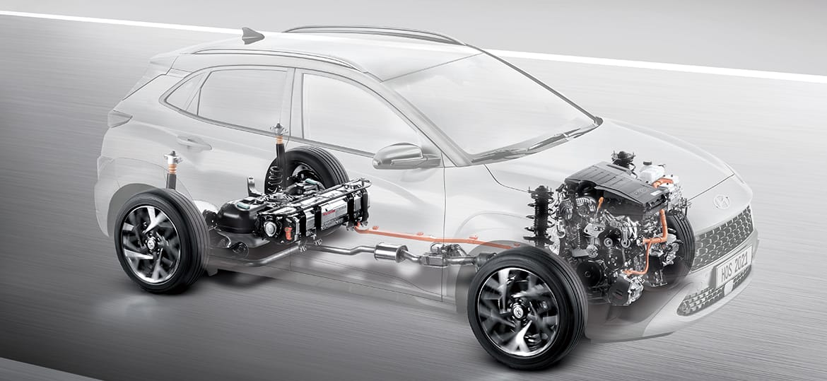 Tecnología Híbrida que combina un motor gasolina y eléctrico