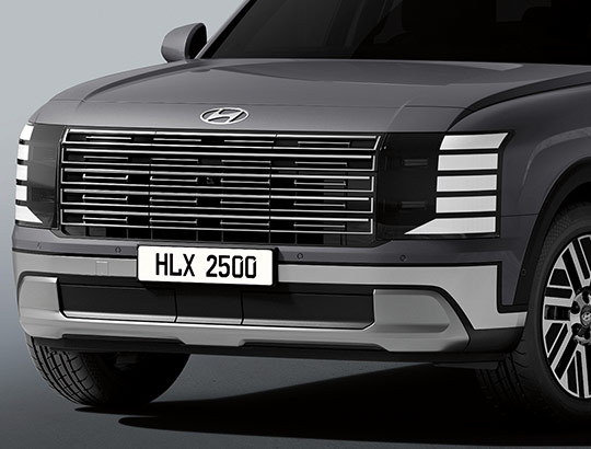 Parilla y diseño delantero robusta (Versión Limited).