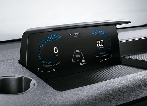 Tablero de 4.2″ con velocímetro digital.