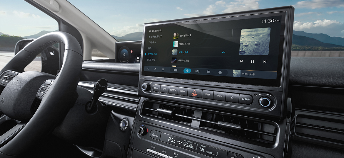 Radio 12,3" Apple CarPlay & AndroidAuto inalámbrico.